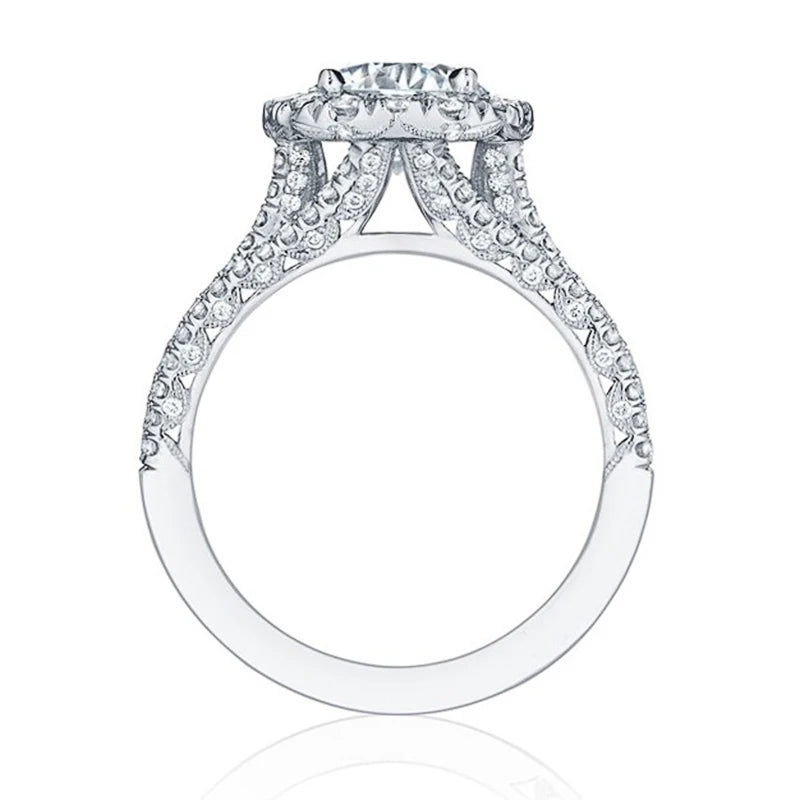 Brilliant Cubic Zirconia Luxury Ring